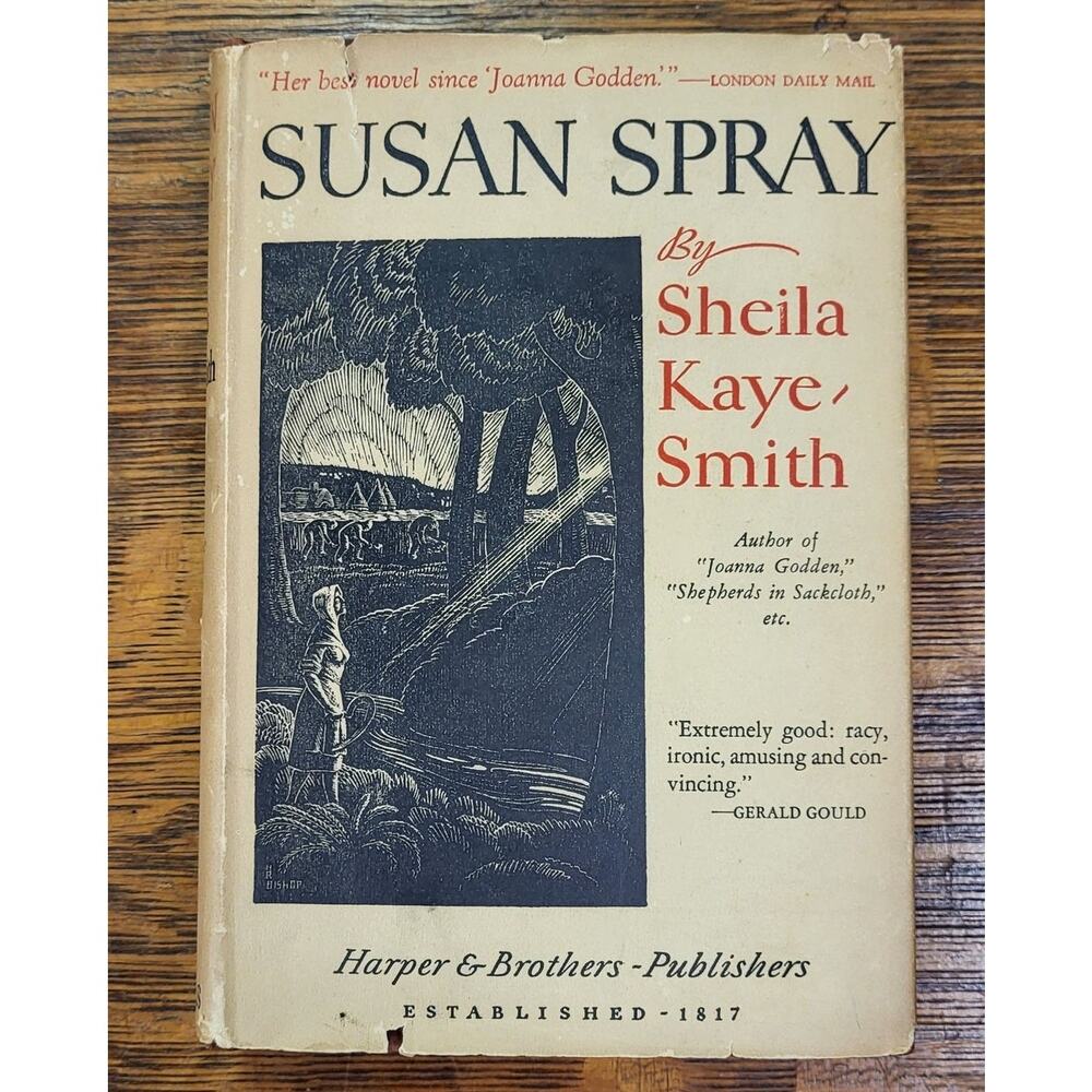 Susan Spray Sheila Kaye-Smith 1931 HC w/ DJ Harper & Brothers Vintage Novel